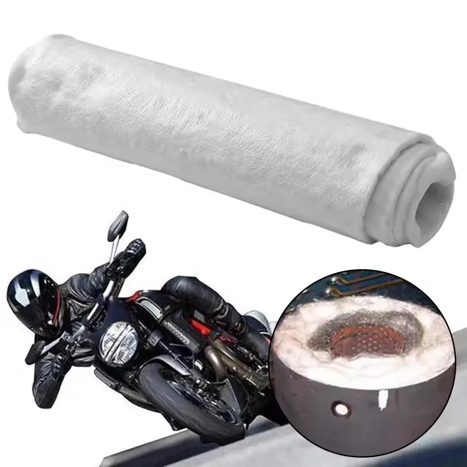 Motorcycle Fiberglass Exhaust Muffler Exhaust Pipe Cotton Motor Bike Absorb Sound Fibreglass Car Accessories