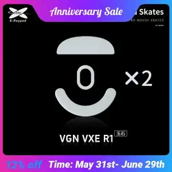 Xraypad Jade skates for VGN/VXE Dragonfly R1 X-raypad VGN/VXE Dragonfly R1 Mouse Foot Sticker Feet