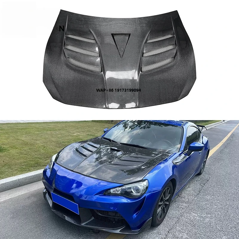 

For GT86 FT86 BRZ FRS ZN6 ZD6 Carbon Fiber Hood Engine Valve Cover 2013-2019