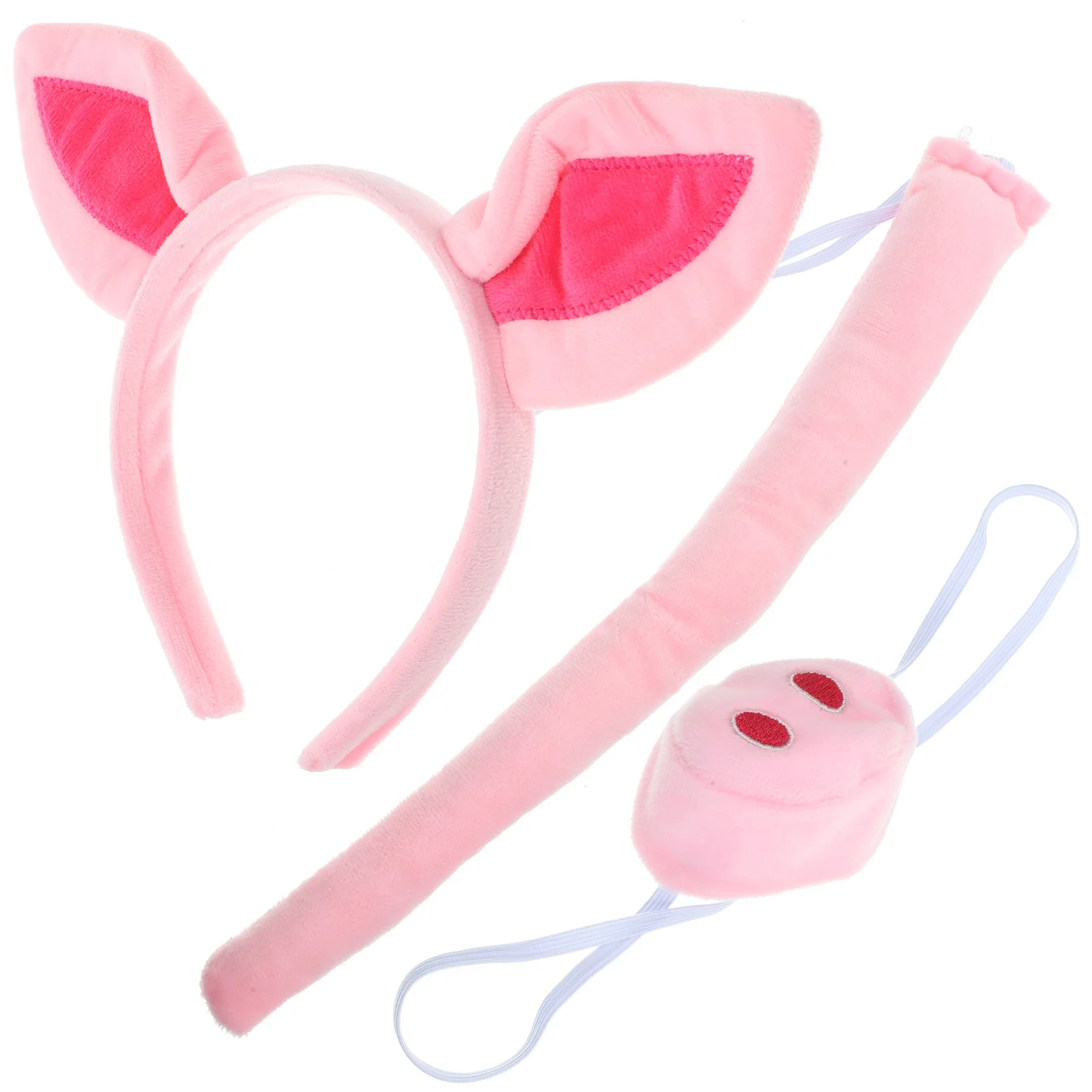 

1 set 1 Set Pig Nose Ears Headband Pink Animal Costume Party Props Kids Birthday Gift Favours Halloween Cosplay Masquerade Party