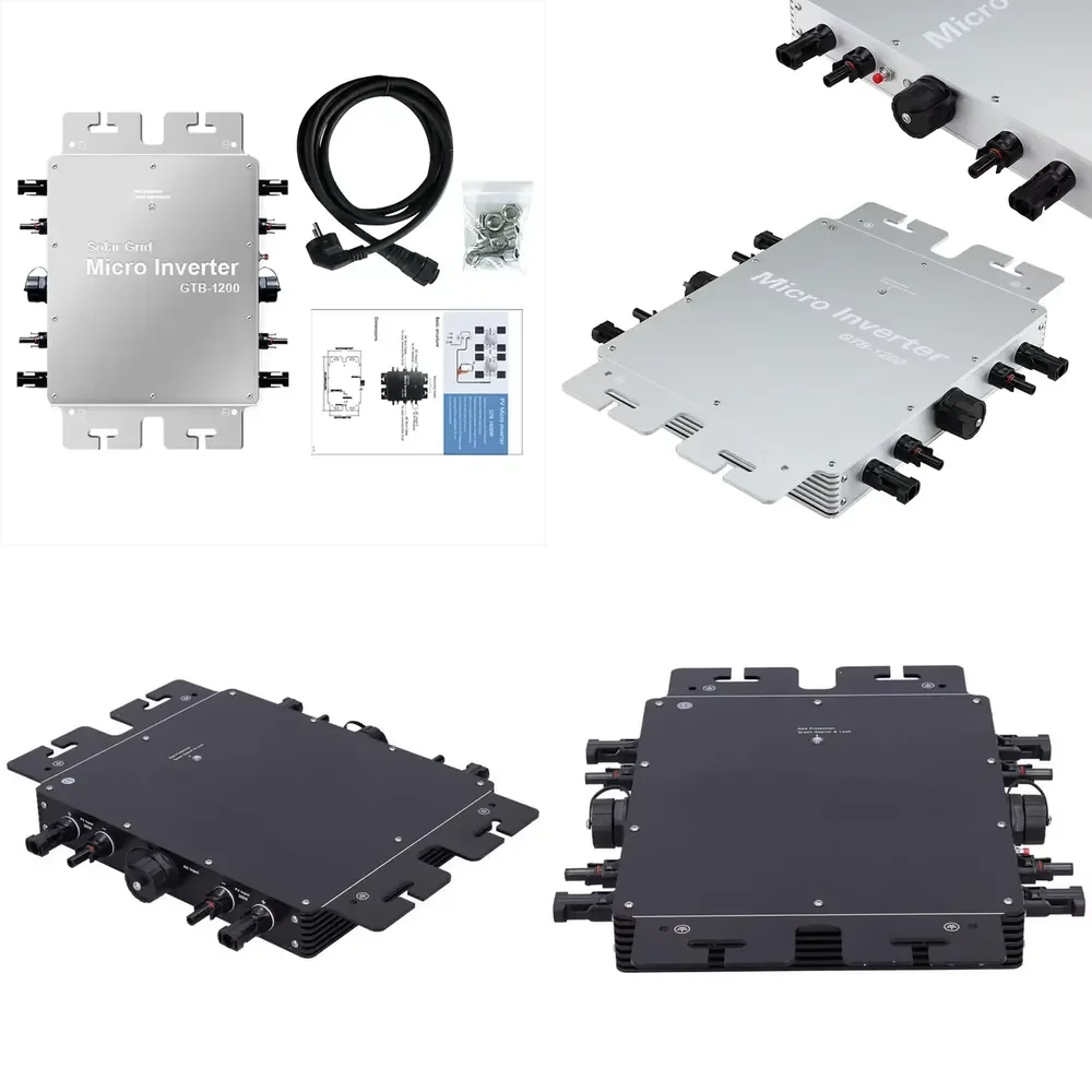 

GTB-1600W Waterproof Solar Inverter - IP65 Ultra-Thin Design, APP Control & Global Voltage Compatibility