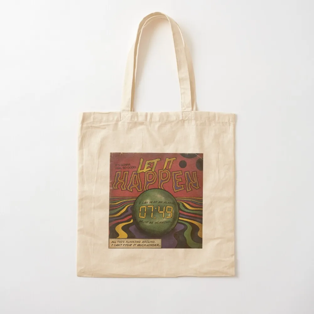 

Tame Impala Let it Happen Tote Bag Canvas stote bag tote bag women Customizable tote