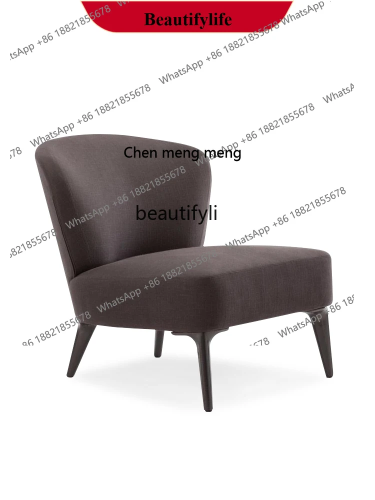 X كرسي الترفيه الكلاسيكي البسيط الإيطالي، شهادة الإقامة، حقيبة قماشية ناعمة، كرسي استراحة الغداء