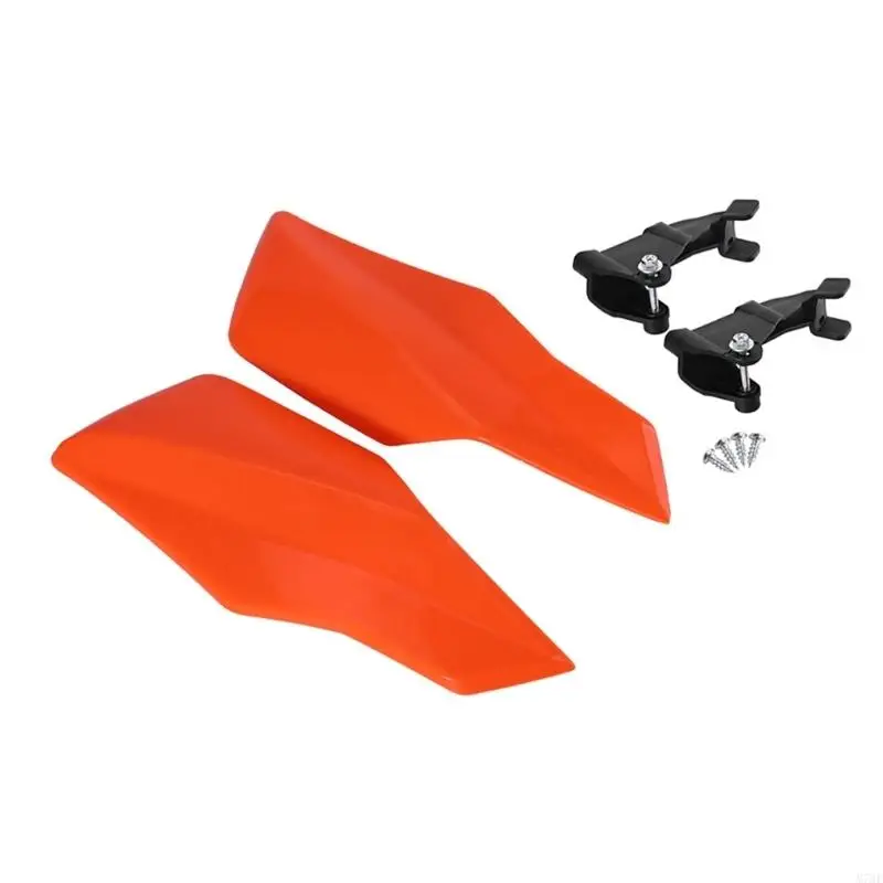 M76E Dirt Bike-Lenkerschutz-Set mit Hartschalenabdeckungen und Montageteilen – Detail 4