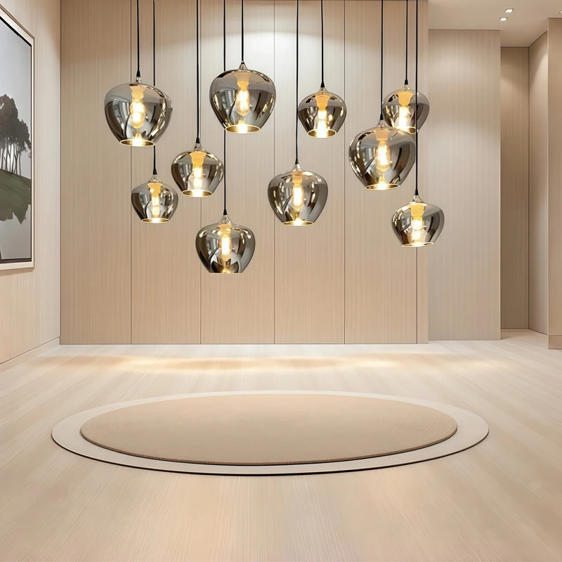 

Fancy Glass Chandelier Pendant Light for Dining Room Indoor Ceiling Lamp Home Decoration Lighting Fixture for Salon
