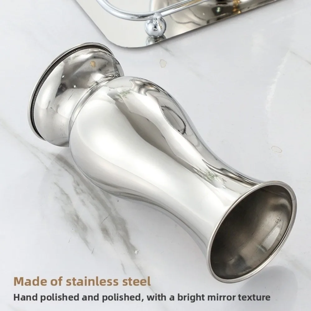

Creative Stainless Steel Flower Vase Golden Flower Arrangement Tabletop Vases Single Vase Vase Ornament