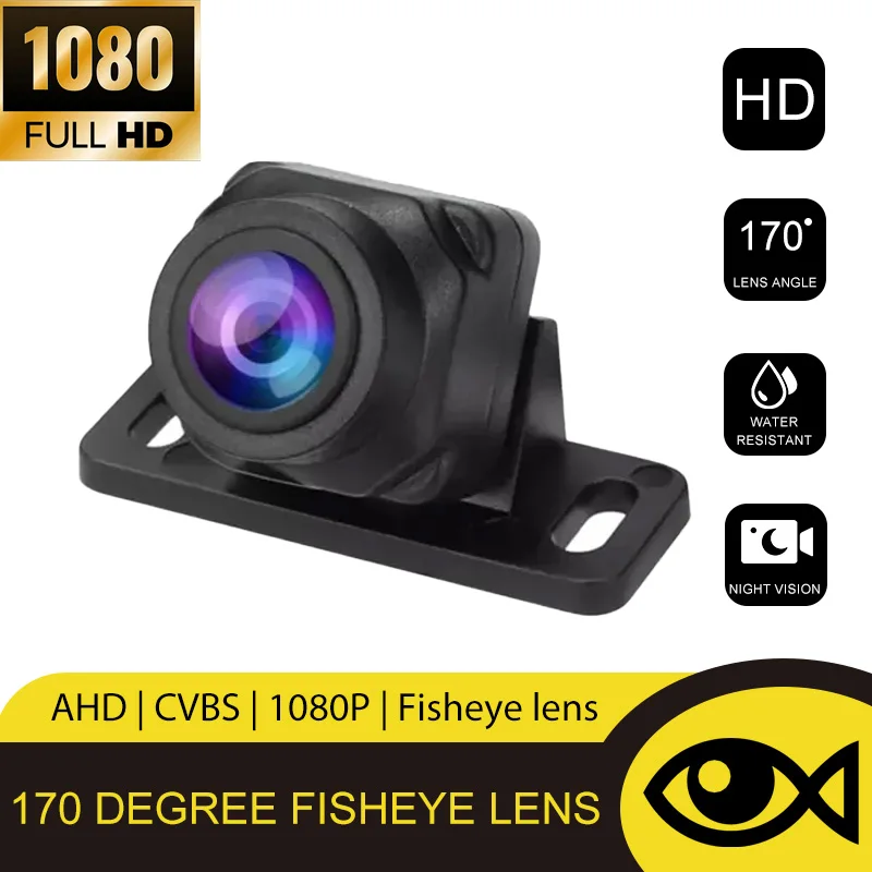 New Car Rear View Camera 170° Wide Angle 1080P Adjustable Anti-Interference Night Vision Waterproof Auto Parking Backup Camera