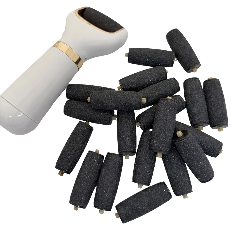 10 Pcs Foot Care Tool Heads Pedi Hard Skin Remover Refills Replacement Rollers For Scholls File image 3