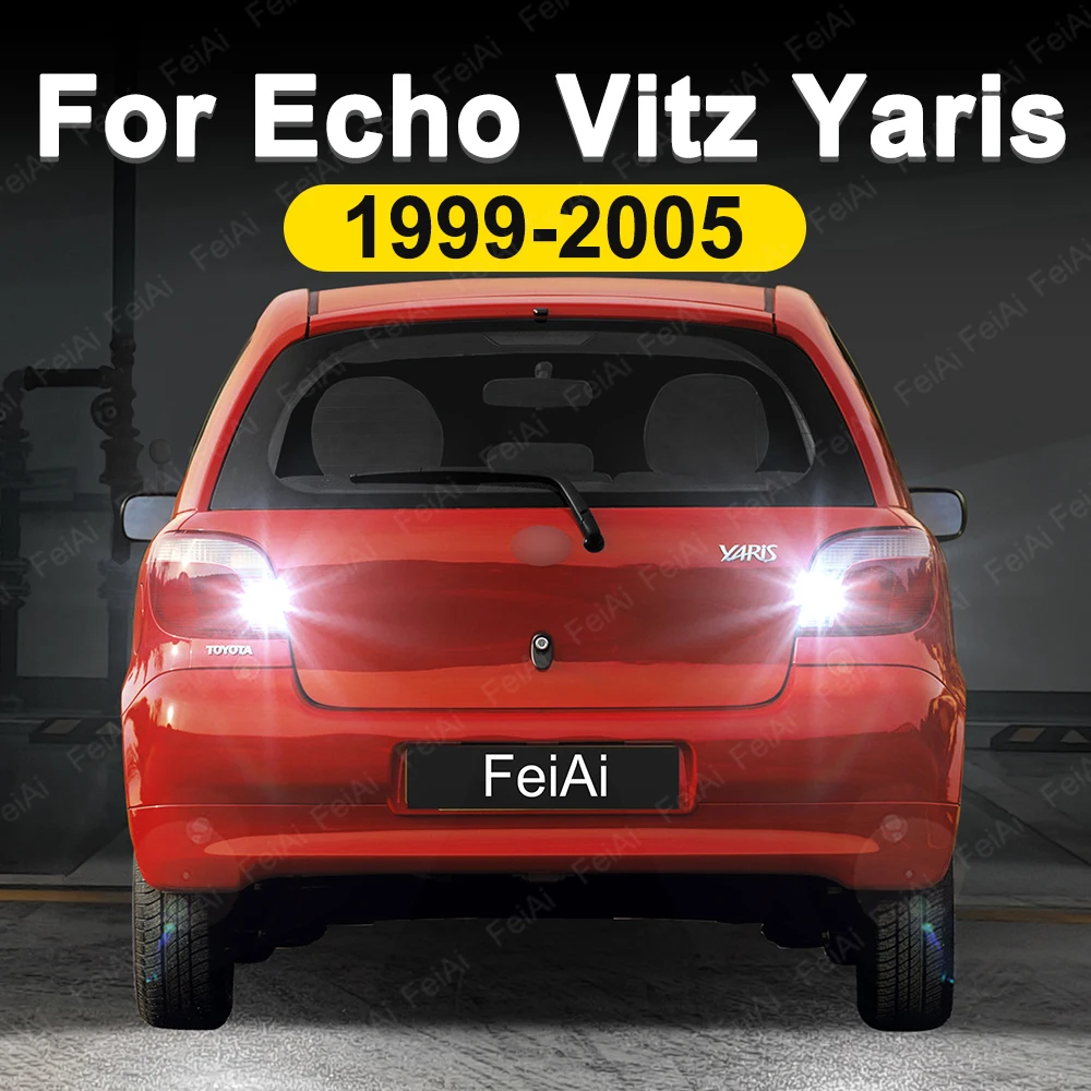 For Toyota Echo Vitz Yaris XP10 Reverse Light LED Yaris P1 Tuning Accessories 1999 2000 2001 2002 2003 2004 2005 Reversing Light