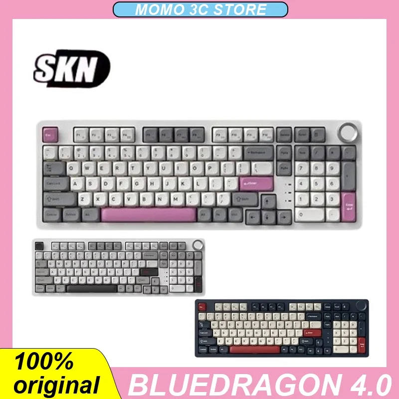 

SKN BlueDragon 4.0 Mechanical Keyboard Tri-mode Wireless Bluetooth Keyboards RGB Hot-Swap Gasket Customized TTC PC Gamer Gift