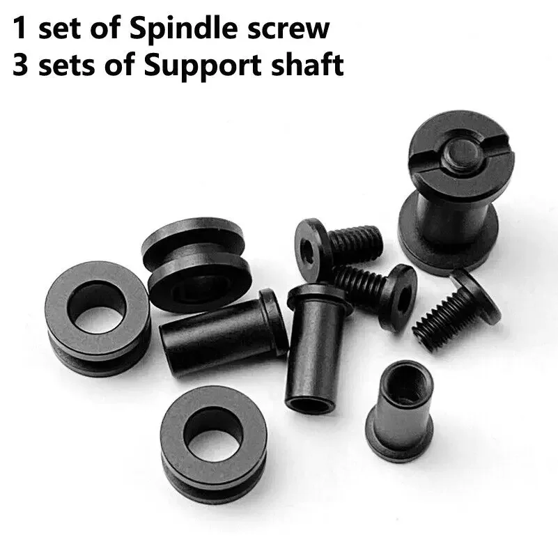 

New 1 Set Black DIY Titanium Screw Set For Hinderer XM-18 3.5" Knife Parts Screws