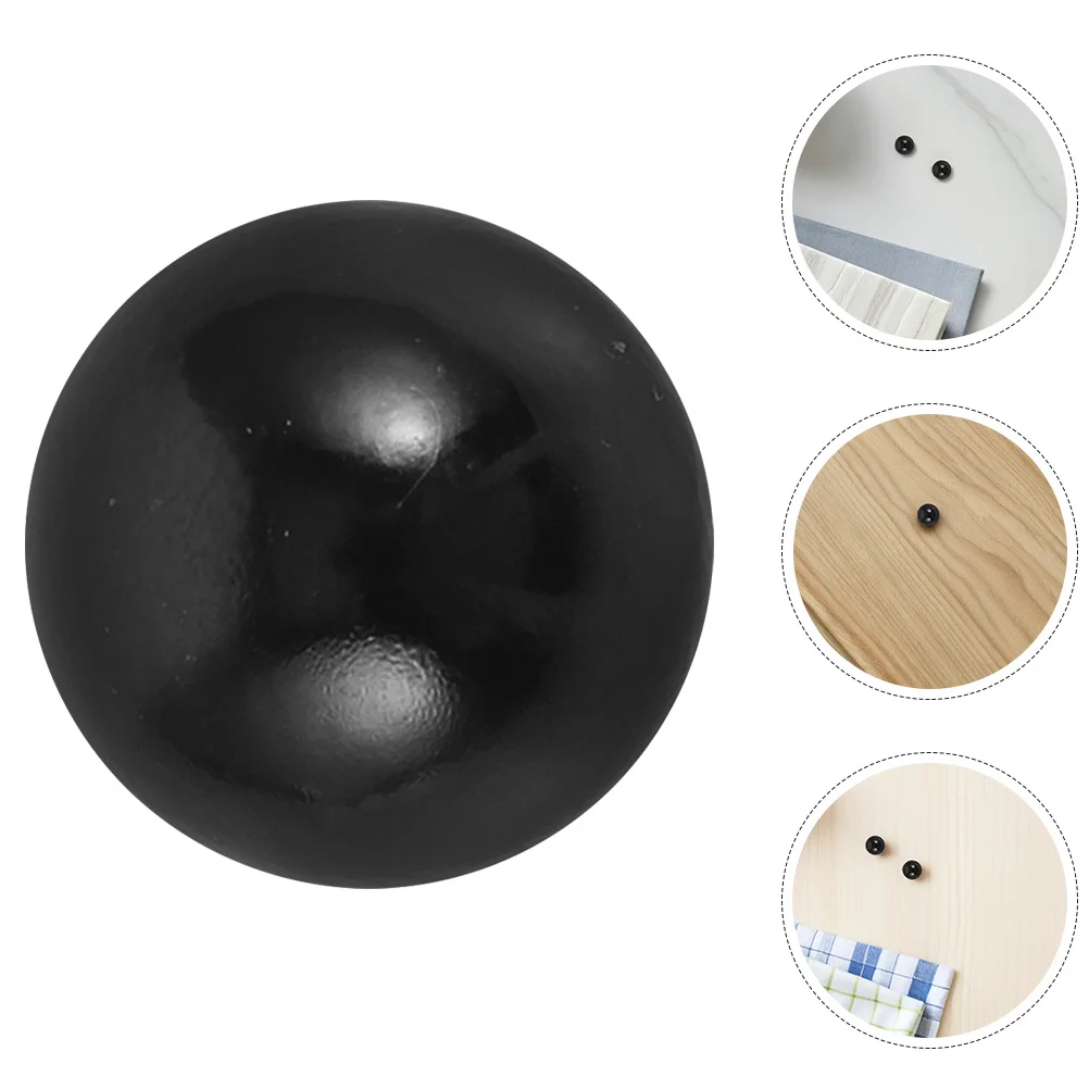 

4 шт. сменные шарики для пинбола, черные пластиковые гладкие характеристики для стандартных пинбольных машин, мини-игровые столы