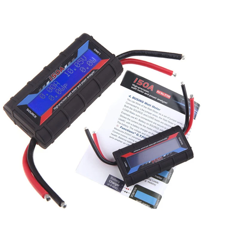 

【Hot】ABS Watt Meter Reusable Professional 150A Digital Electrical Solar Panel LCD Screen Power Voltmeter Backlight