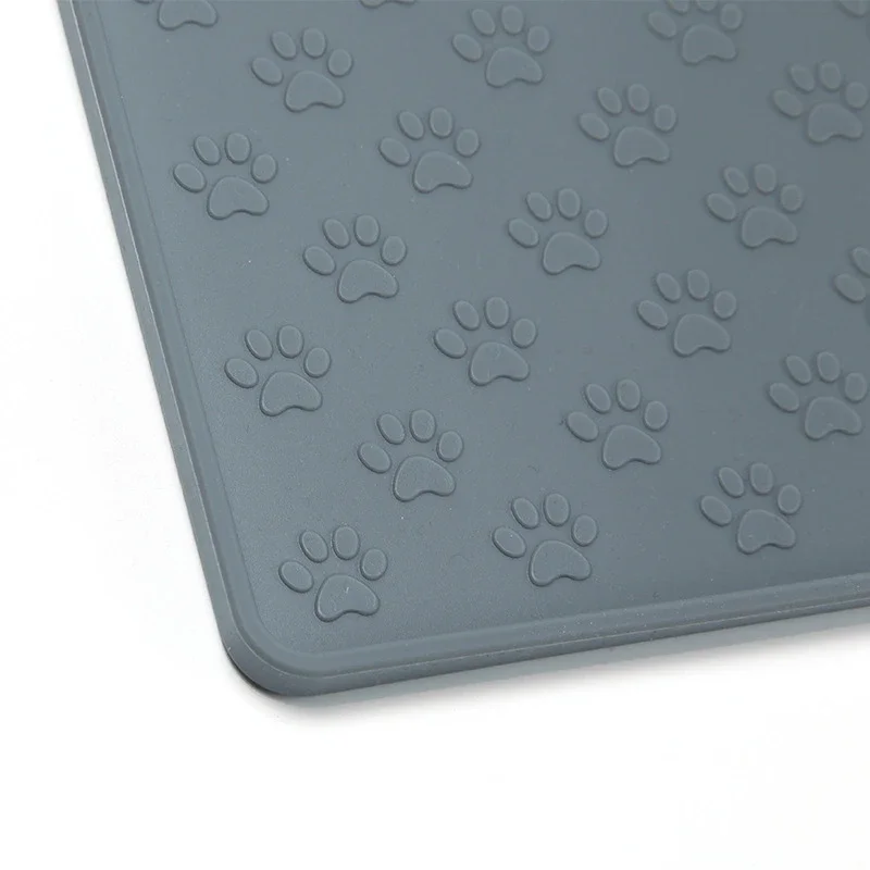 Waterproof Pet Placemat Cat Dog Food Mat Cat Feed Mat Dog Feeder Pad Cats Dogs Bowl Large food mat Drinking Water 60X80CM