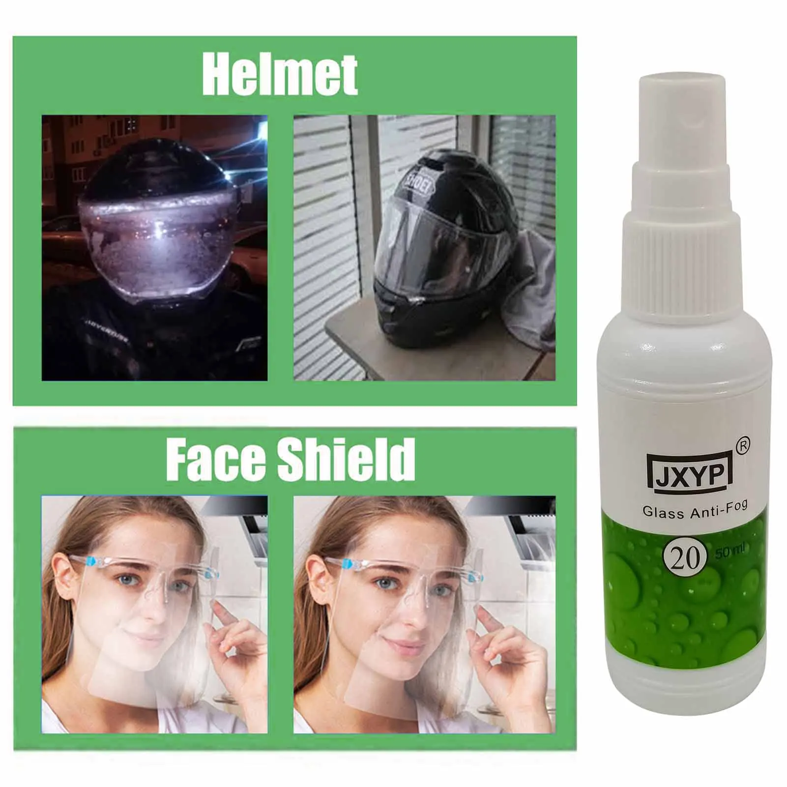 20/50ml Anti-fog Spray 1pc Anti Mist Goggles Glass Mask Lens Car Glass Eye Glasses Window Prevent Dustproof Liquid Mist Spray