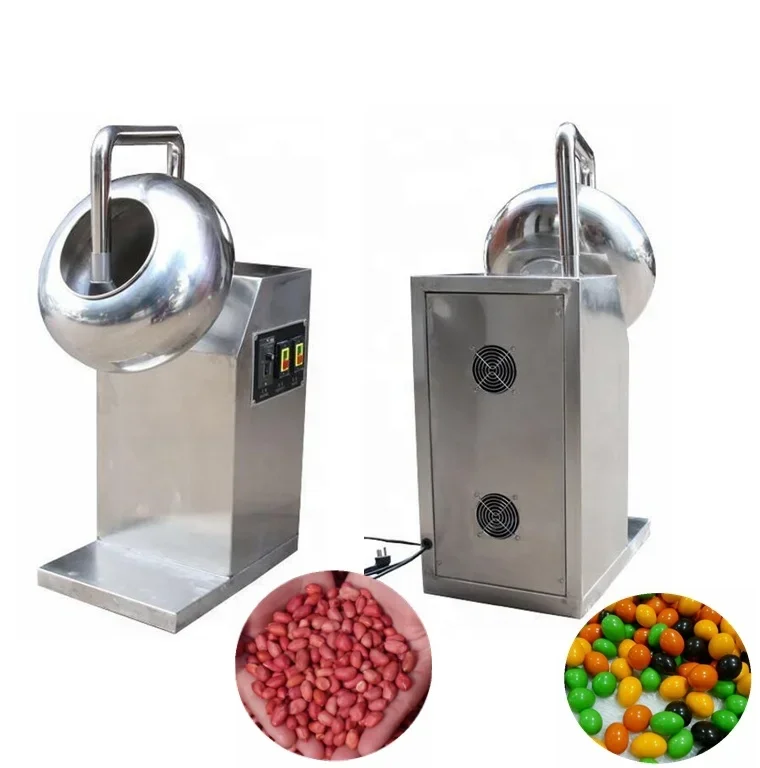 Peanut coating machine/peanut sugar coating pan machine drum/chocolate coating machine