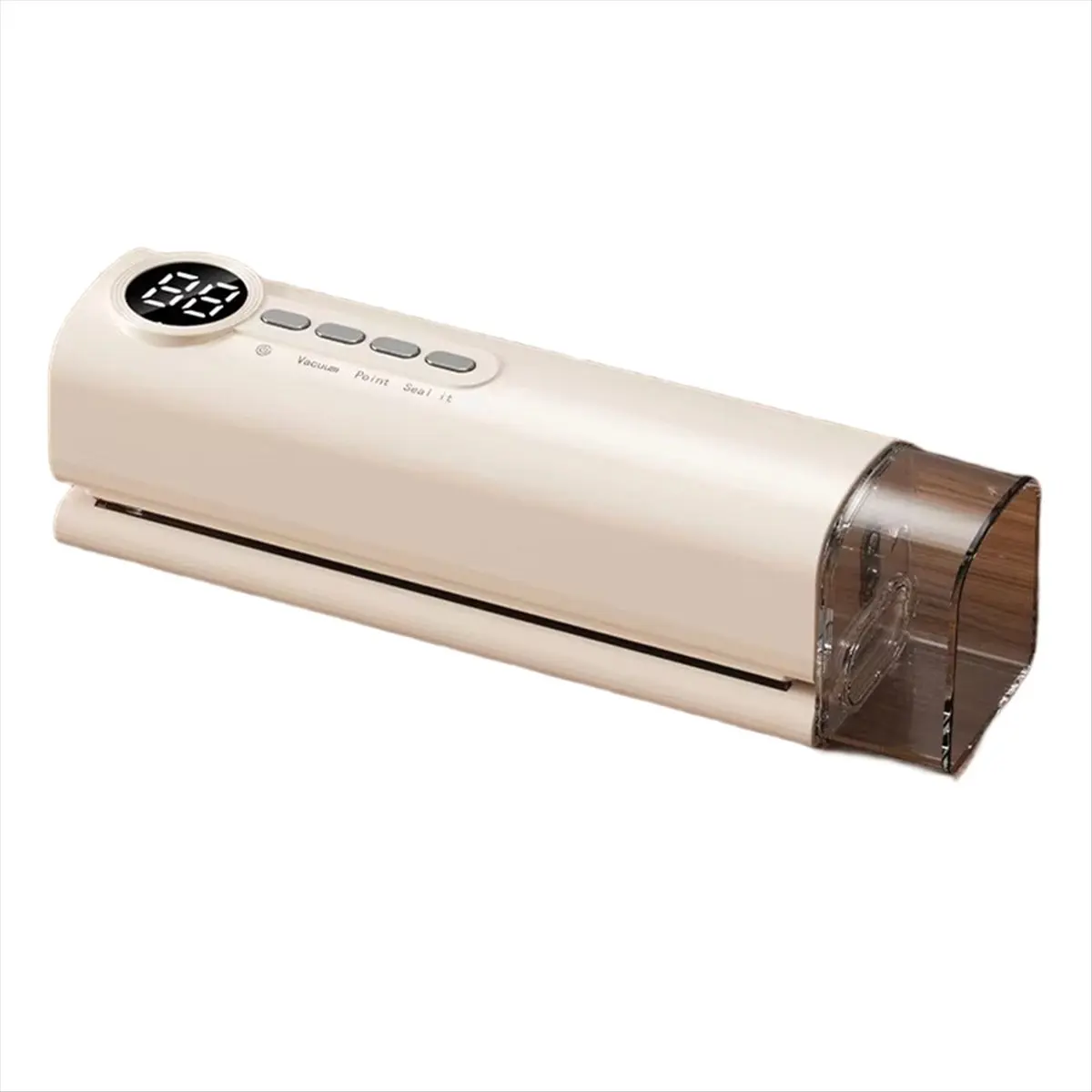 BHBL Vacuum Sealer Digital Display Strong Suction Easy to Use Multi-Purpose Heat Sealer Rechargeable Food Bag Sealer
