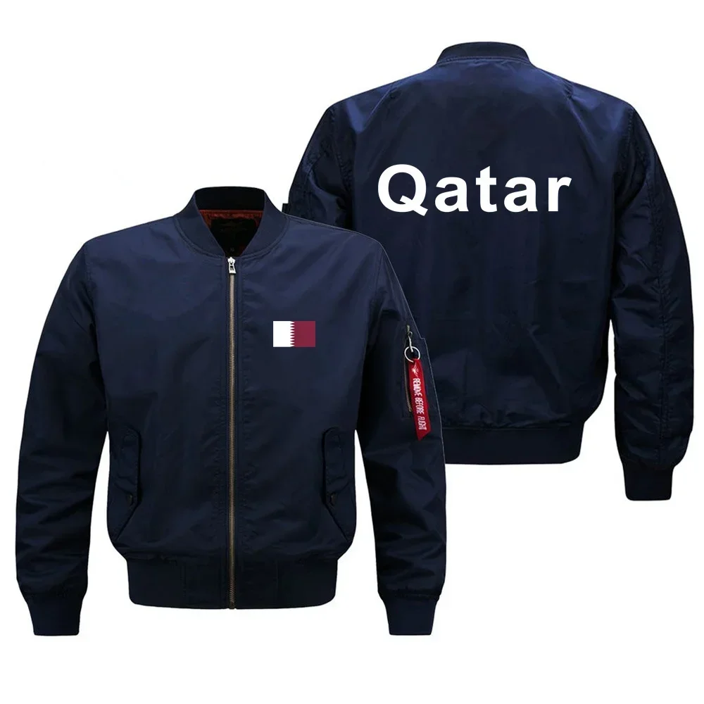Qatar Military Flight Aviation Men Ma1 Bomber Jacket Outdoor Windproof Man Baseball Coats