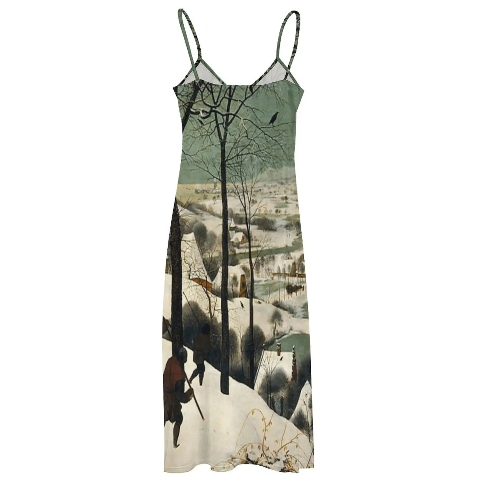 HUNTERS IN THE SNOW - BRUEGEL Sleeveless Dress summer woman dress 2024 women's clothing korea stylish