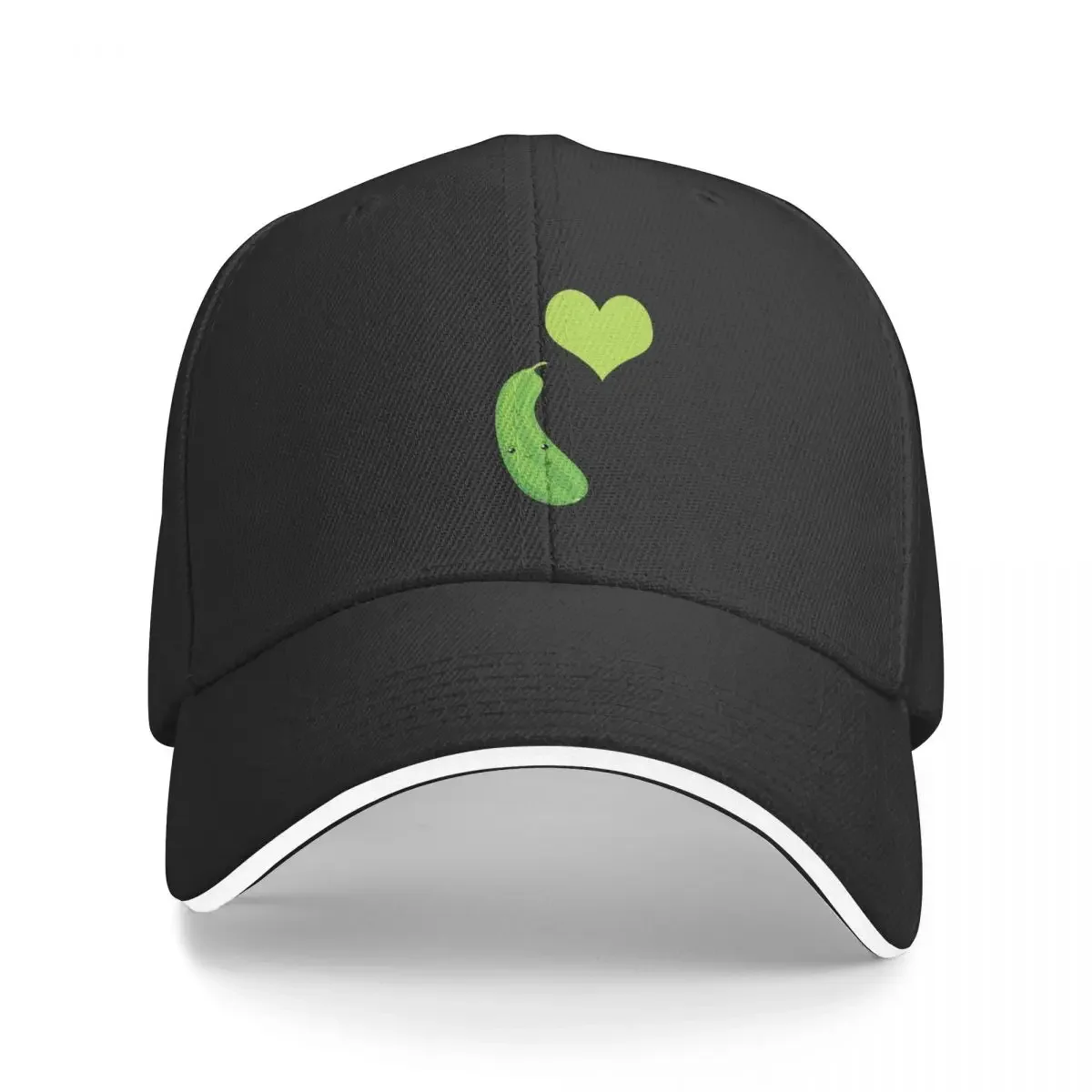 Cute Kawaii I Heart Zucchini Baseball Cap black beach hat Luxury Man Hat Sun Hats For Women Men's