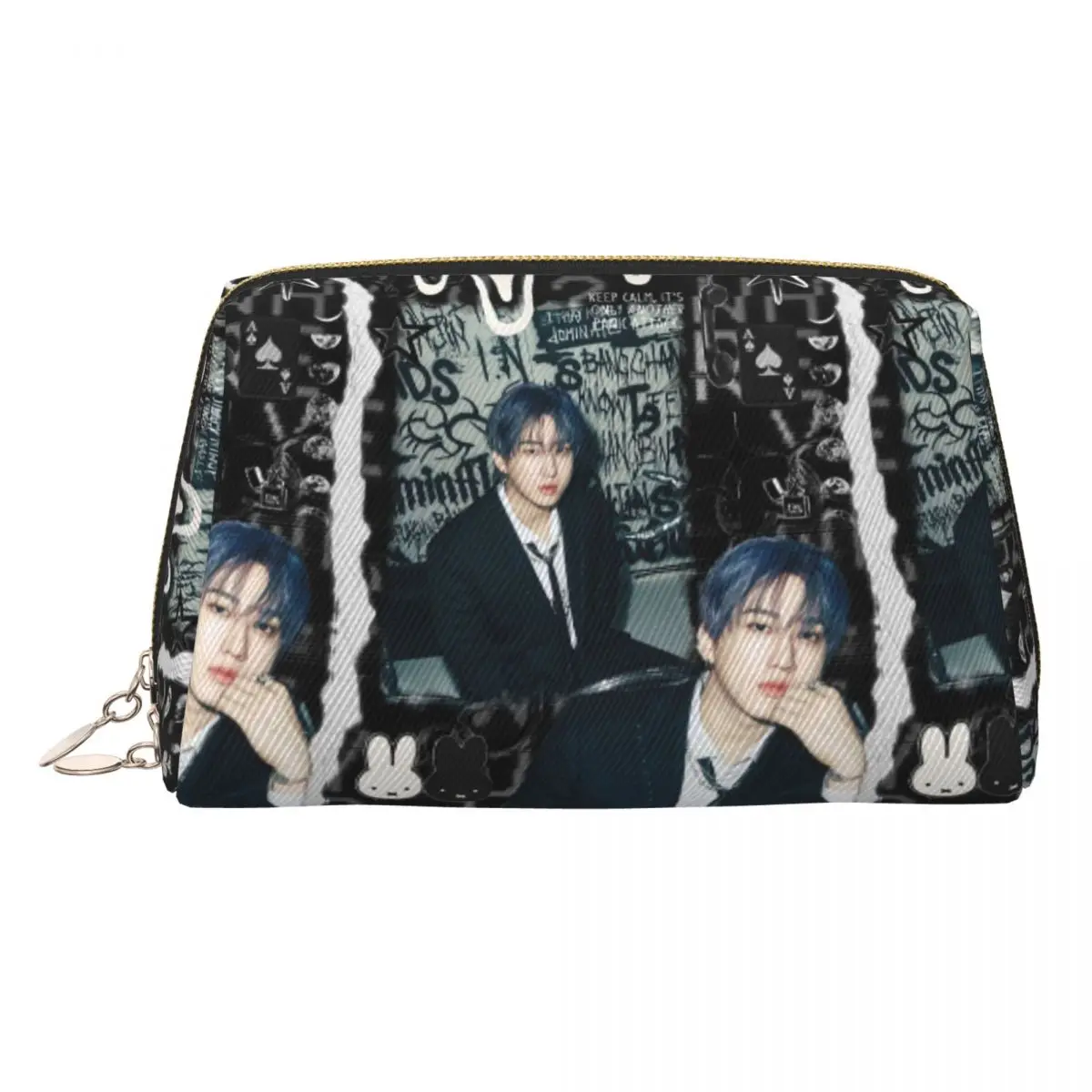 New Seo Changbin Women Cosmetic Bag Travel Makeup Organizer Pouch Toiletry Storage Dopp Kit Box