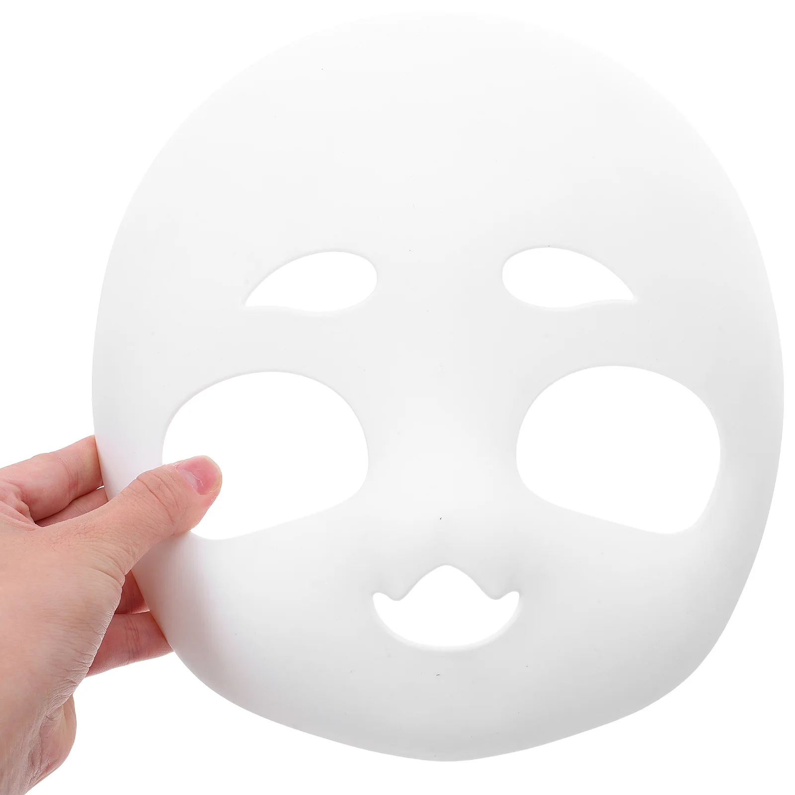 

White Plastic Blank Fursuit Head Mask Base DIY Animal Costume Accessory for Cosplay Halloween Furry Masquerade