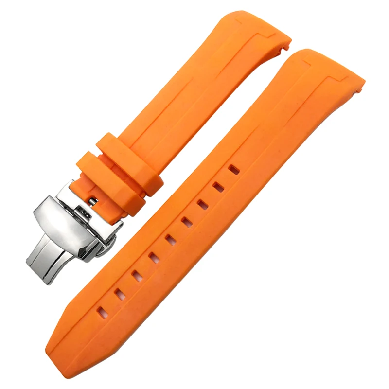 21mm 22mm Rubber Silicone Watchband for Tissot T120 Seastar T120417 T120407 Waterproof Soft Sport Diving Watch Strap Gift Tools