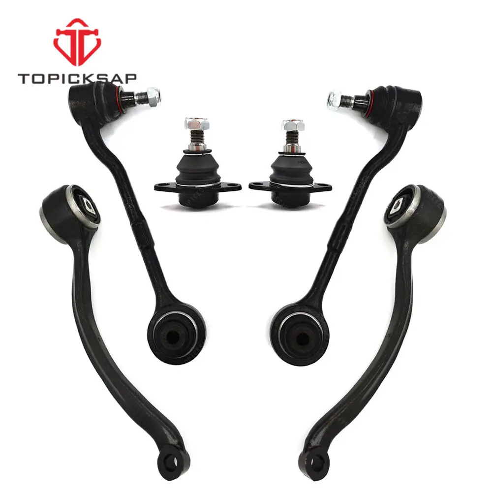 TOPICKSAP 6PCS Front Lower Rearward Control Arms Ball Joints for BMW 3Series E90 E91 E84 X1 325xi 330xi 2006 2007 2008 - 2015