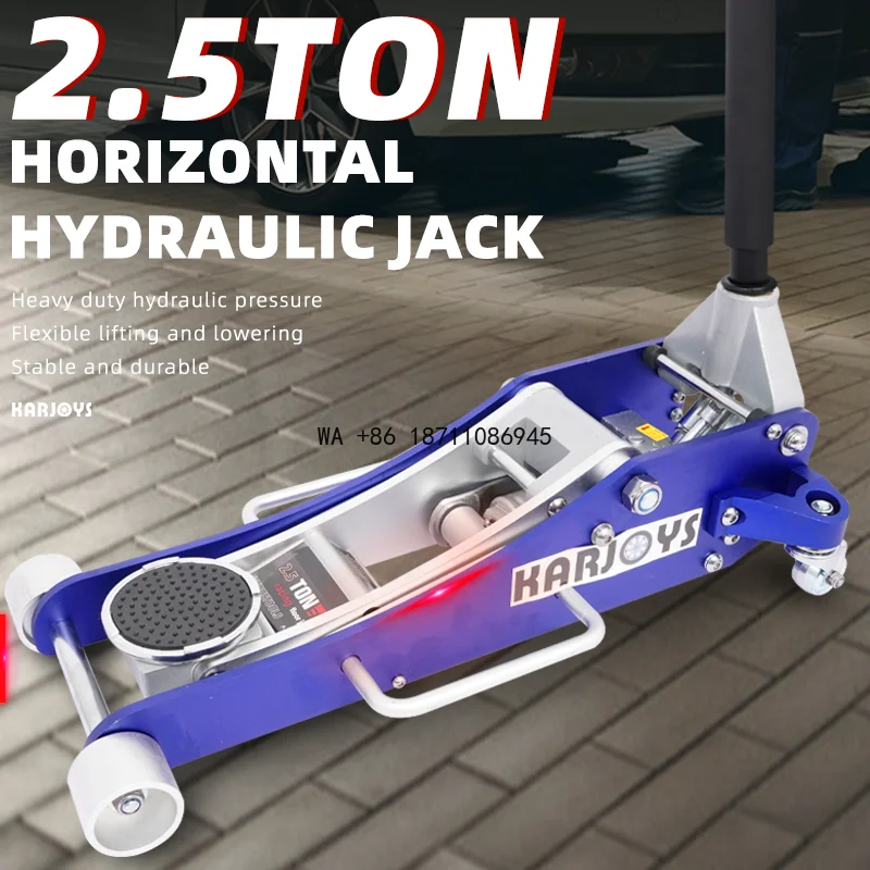 

2.5 Ton Aluminum Hydraulic Floor Jack Low Profile High Lift Quick Shipping