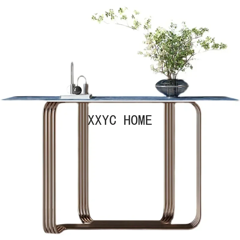 

Console Tables Italian Front Door against Wall a Long Narrow Table Side View Table Stone Plate Console