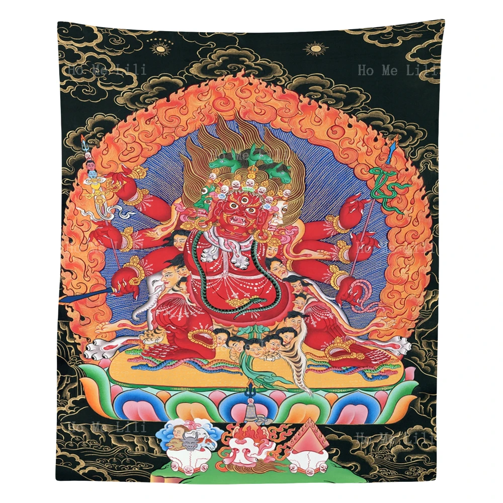 

Buddhist Religious Images Thangka Hayagriva Beautiful Buddha Wall Hanging Tapestry