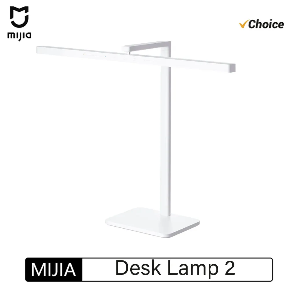 Lampe de bureau Mijia 2 LED, lampe de bureau longue de 60 cm, support de lampe, connexion HyperOS, mode d'éclairage réglable, lampe de lecture pour chambre à coucher - CHINE