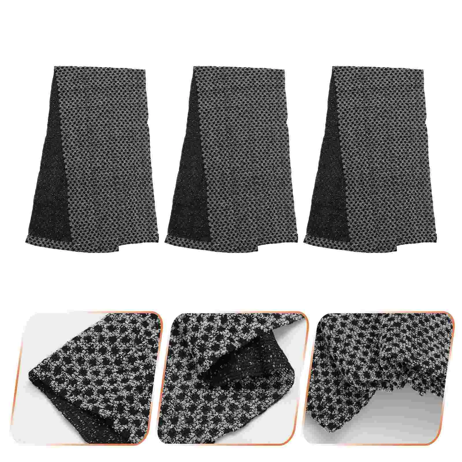 

3 Pcs Aldult Bath Towel Travel Body Scrub Shower Scrubber Polyester Back Pulling Scrubbers