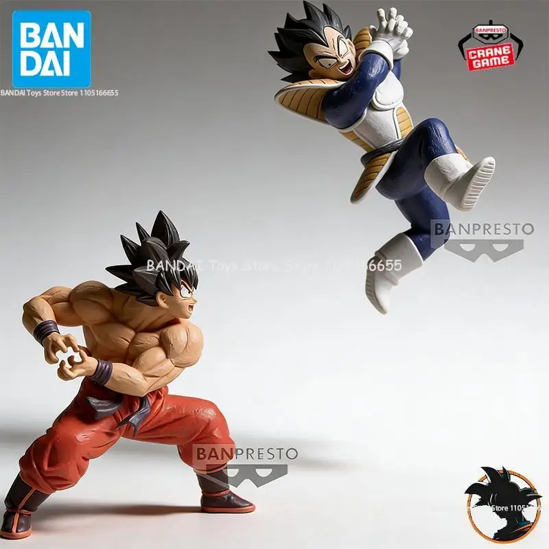 Bandai Original Banpresto Dragon Ball Z Match Makers Son Goku Veget Action Figures Anime Figuras Cartoon Doll Toys Festival Gift