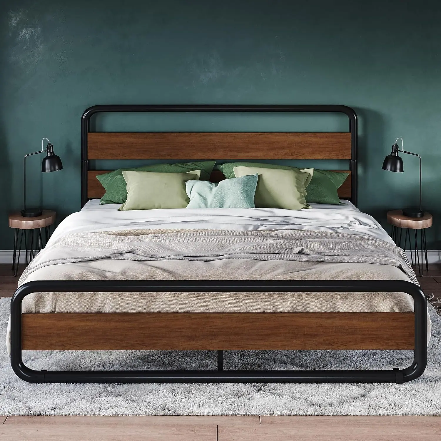 

Wooden Bed Frame with Adjustable Design for Custom Comfort and Versatile Bedroom Layout