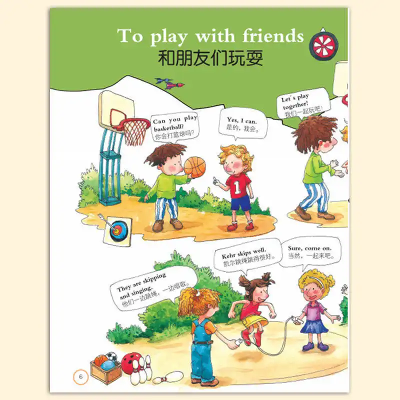 Beginner's English Word Picture Book, Zero Básico Introdução Livro, Livro Infantil