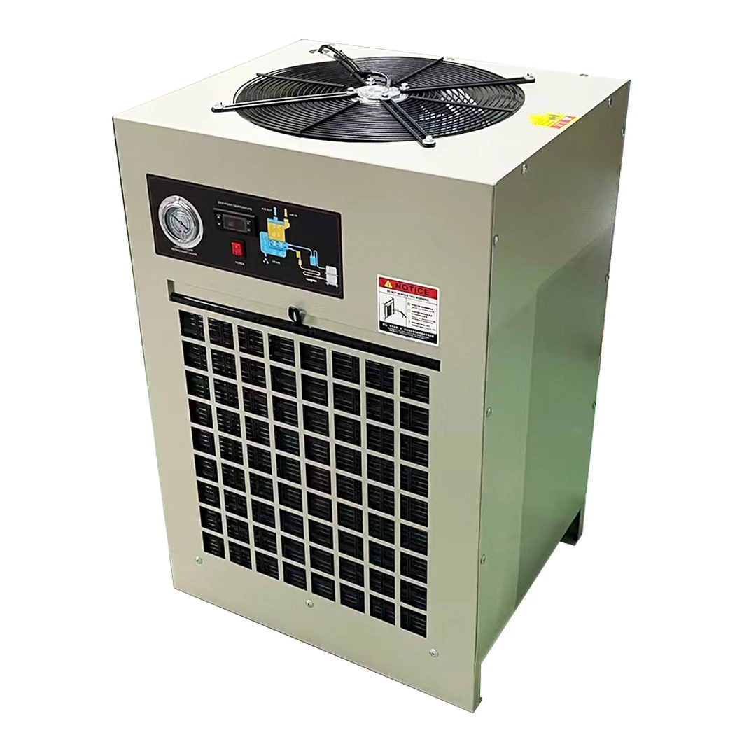High Performance Refrigerated Air Dryer Industrial Compressor Parts Stainless Steel OEM Support R410a Refrigerant Aluminum Metal