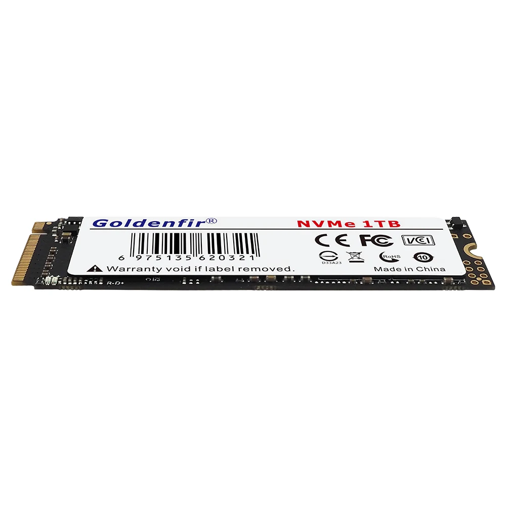 Goldenfir M2 SSD 128GB 256GB 512GB 2TB M.2 NVMe محرك الأقراص الصلبة الداخلي PCIe 3.0 × 4 2280 القرص الصلب