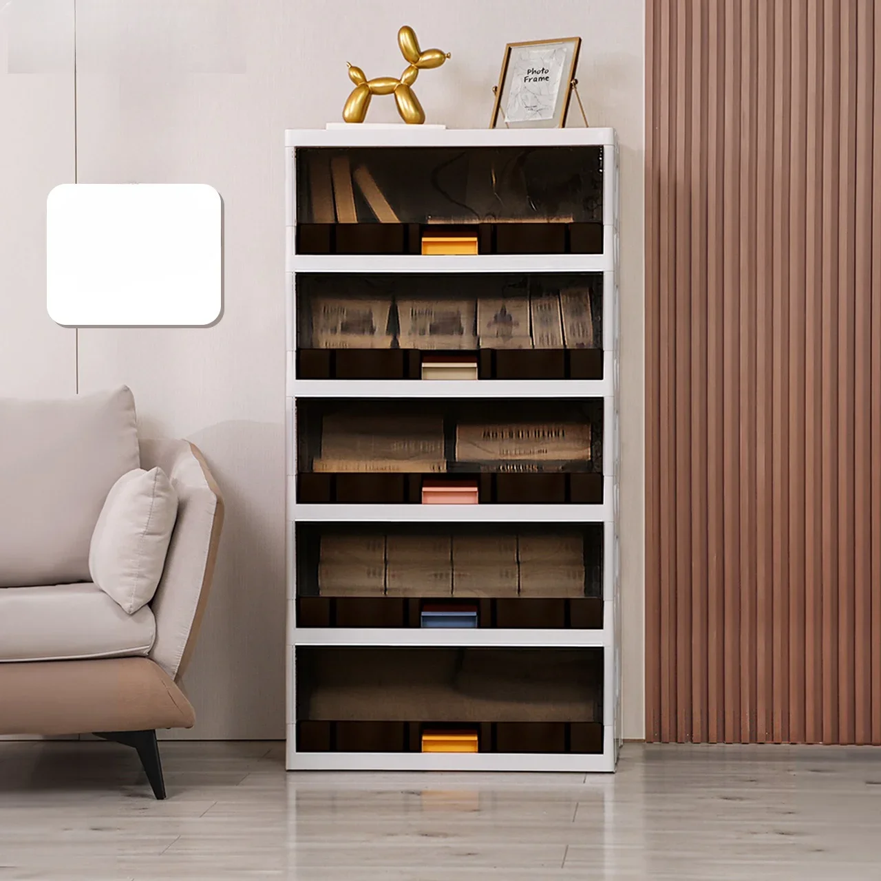 

Шкаф для хранения с 5-ярусным ящиком Formwell, большая вместимость с нижним колесом для удобного перемещения, складной ящик для хранения, бесплатная сборка