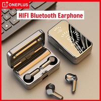 Oneplus S20 Bluetooth Earphone Headphones Wireless Stereo Headset with Digital Display Touch Control Sports Earbuds for Gaming