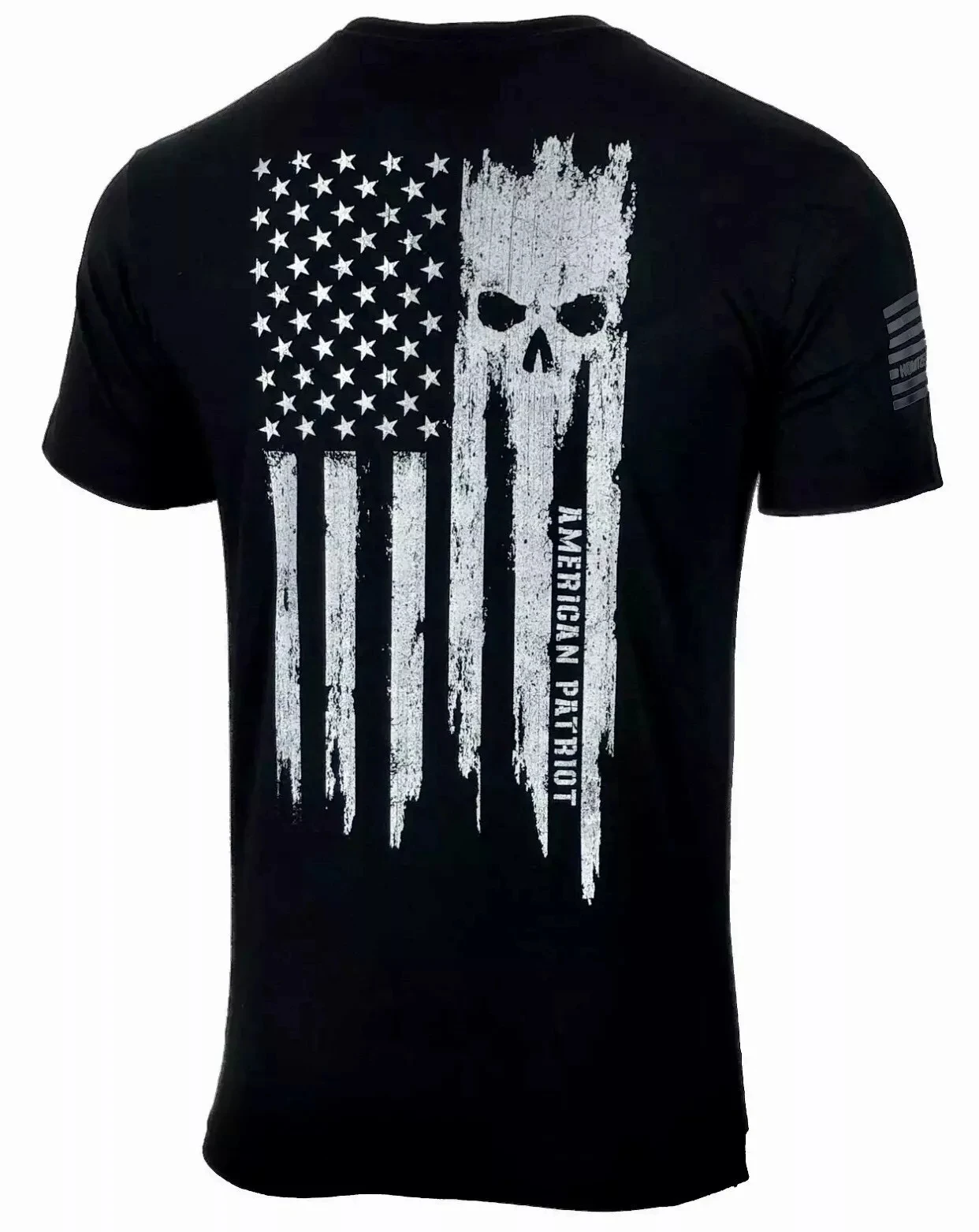 

Howitzer Style Men's T-Shirt PATRIOT TORN Black Military Grunt Cycling motorcycle sports top Summer cotton high-quality