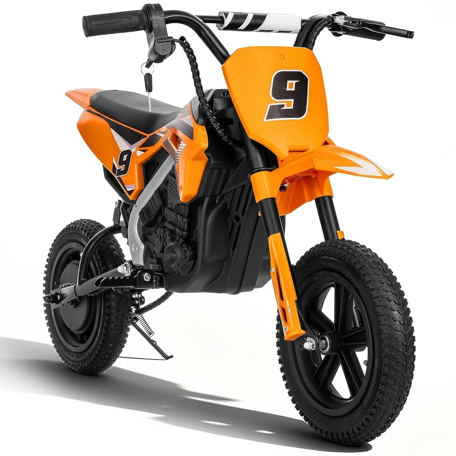 

Электрический кроссовый мотоцикл 24В для детей - до 11 миль/ч и 10 миль пробега, 250Вт, с поворотной ручкой газа, настраиваемый