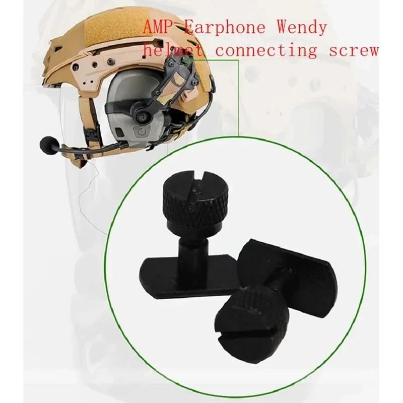 

Outdoors AMP Tactical Noise Reduction Headset Team Wendy Helmet Connection Screws Options