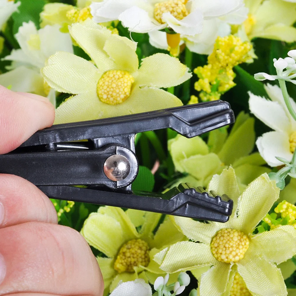 

10 Pcs Rotating Hook Clip Curtain Clamps 360 Degree Rotatable Hooks up Clever Swivel Clips