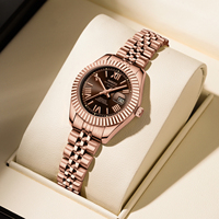 NIBOSI Women's Watch Analog Quartz Waterproof Ladies Wrist Watches with Date Dainty Gold Fashion Luxury Stainless Steel Watch
