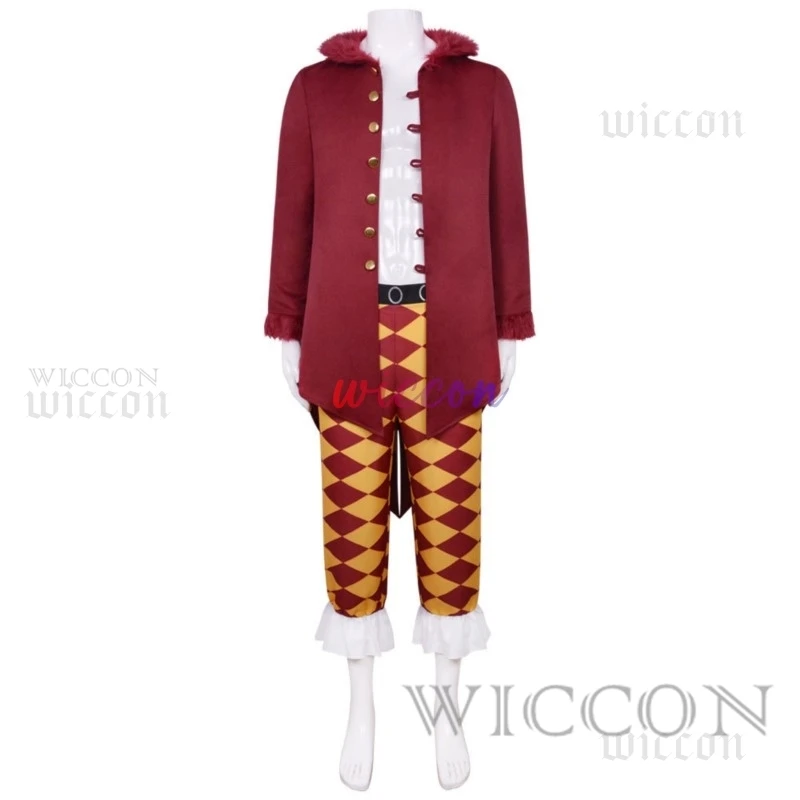 اليابان تأثيري Blox الفاكهة بارتولوميو تأثيري حلي مهرج الأخضر شعر مستعار باري باري لا مي أزياء الهالوين للرجال حفلة ACGN #2