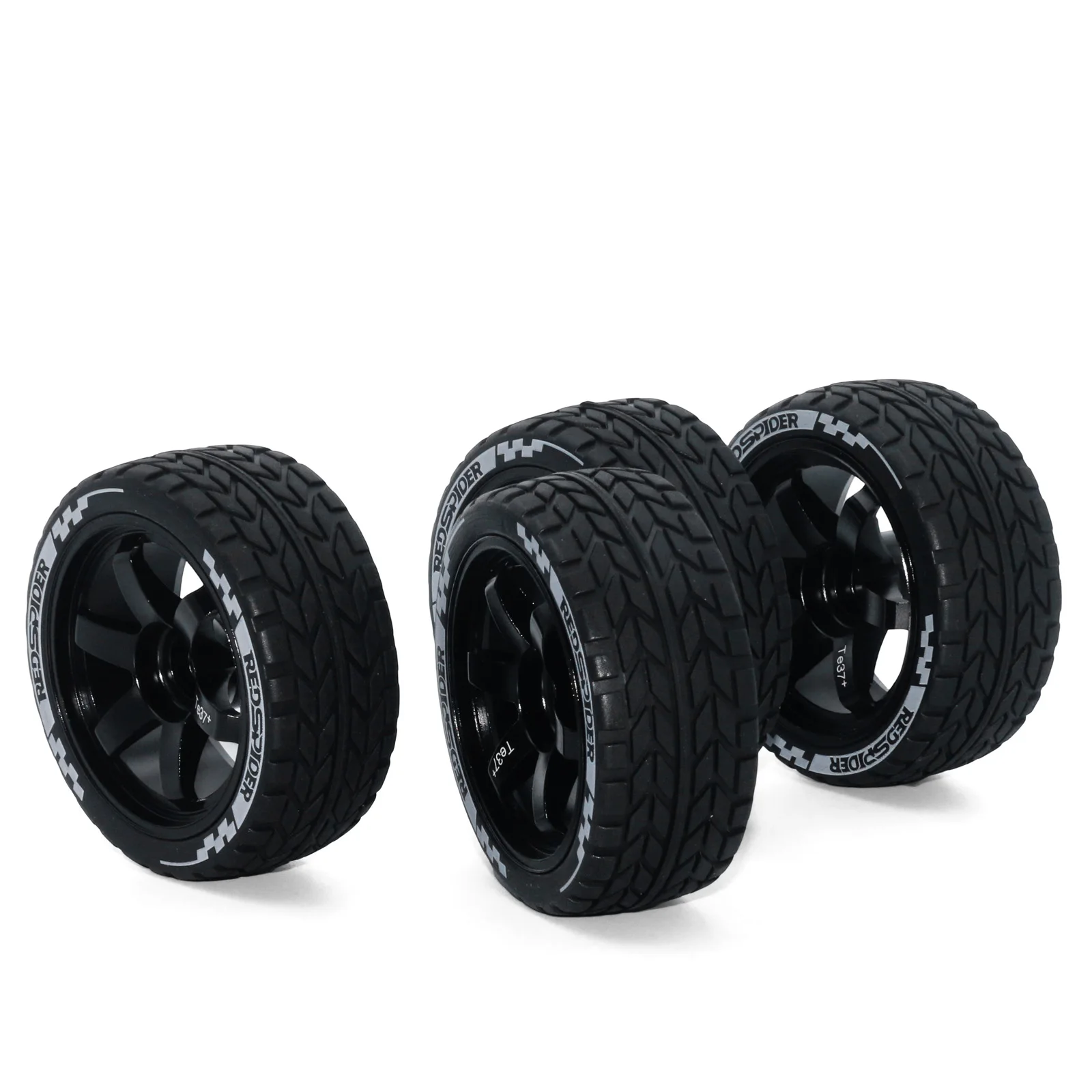 

1/10 Rc Drift Car Набор легкосплавных колес Интегрированная резиновая шина ступицы колеса подходит для Hsp 94123/94122, Tamiya Tt02, Hpi, Sakura Cs/D4