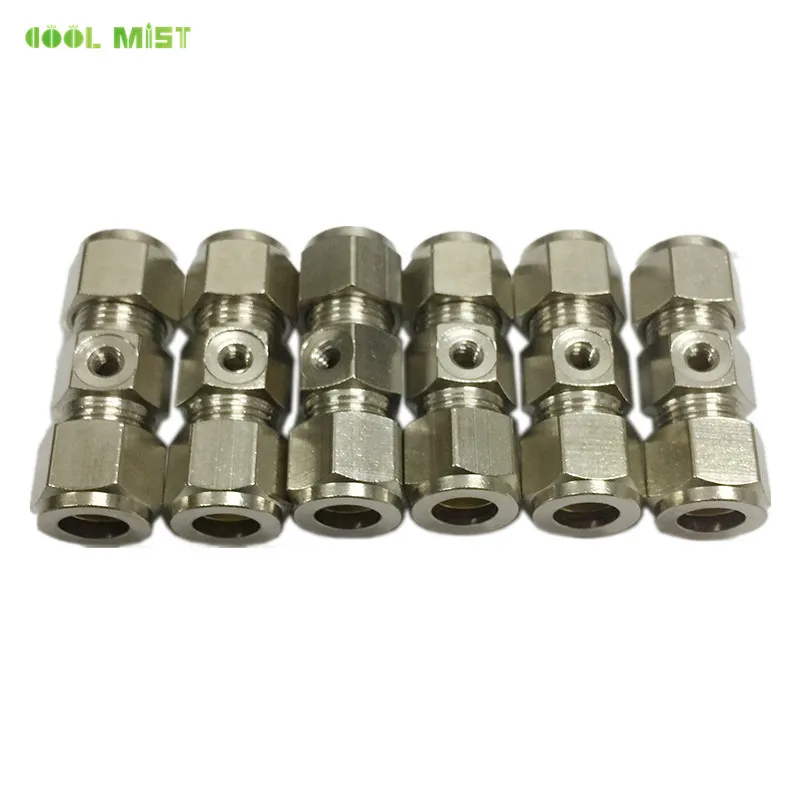 A95 Non-Slip lock connectors 0-120bar brass fitting for 3/8 hose high pressure misting accessories garden disinfection 50pcs/lot