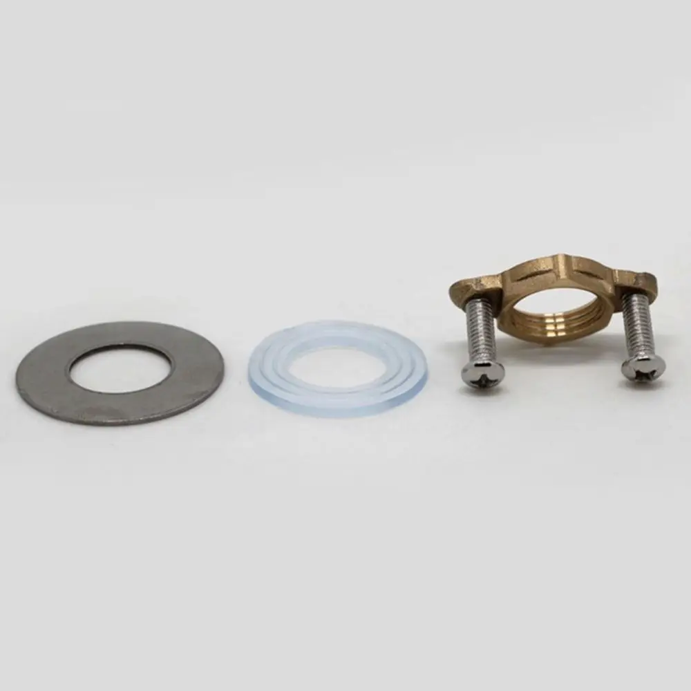 1Set Brass Faucet Fixing Tool Set O Type Fastener Mounting Nut Kit Faucet Repair Kit Antiloosing Cap Fastening