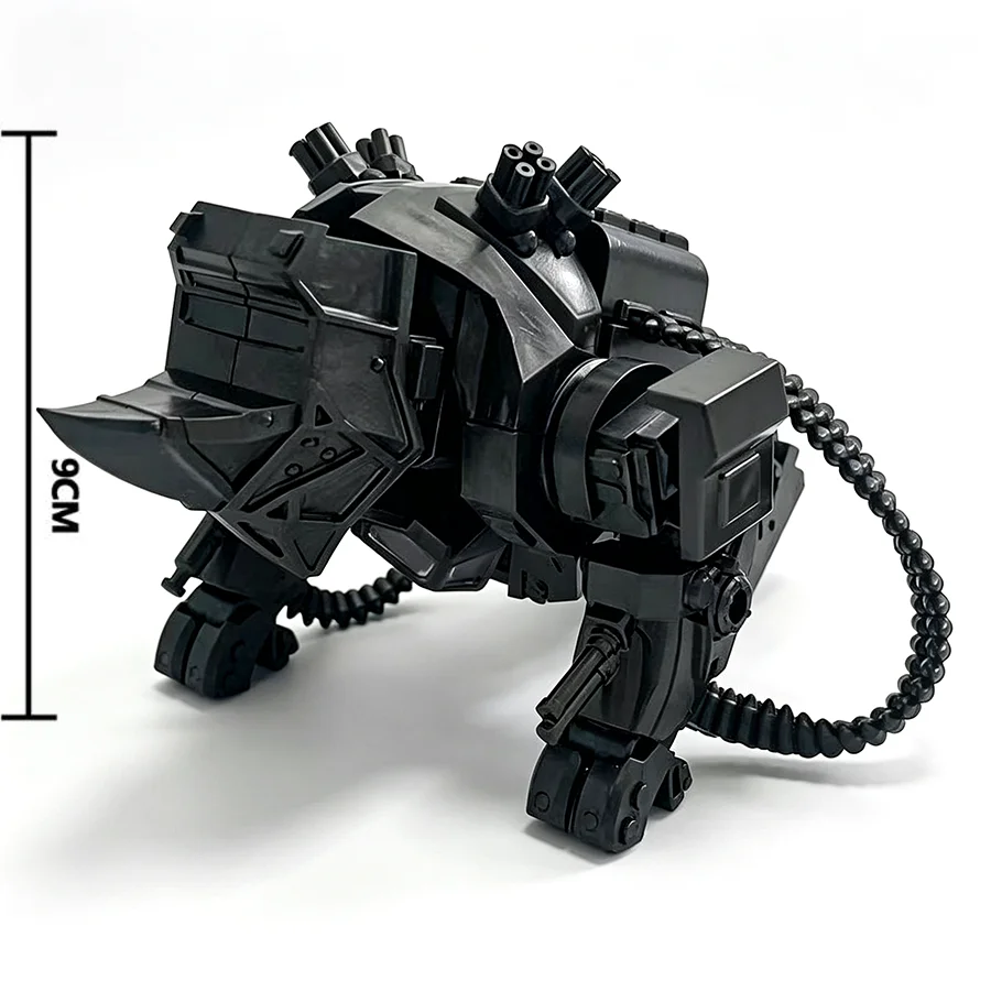 Assembled rhinoceros building block animated character action figure mini doll puzzle model doll birthday gift brick